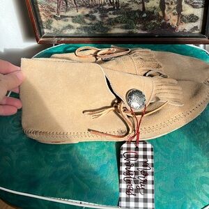 Size 9 1/2  Moccasins with Conchos